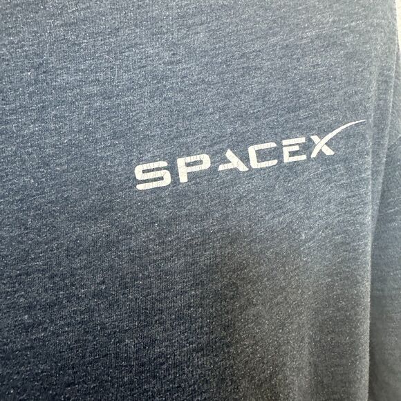 Space X Navy T-Shirt - Men 3X - Picture 3 of 6